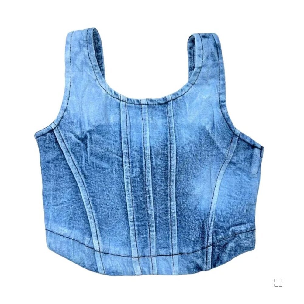 DENIM TODDLER TANK